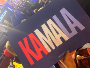 Kamala Sign at the DNC